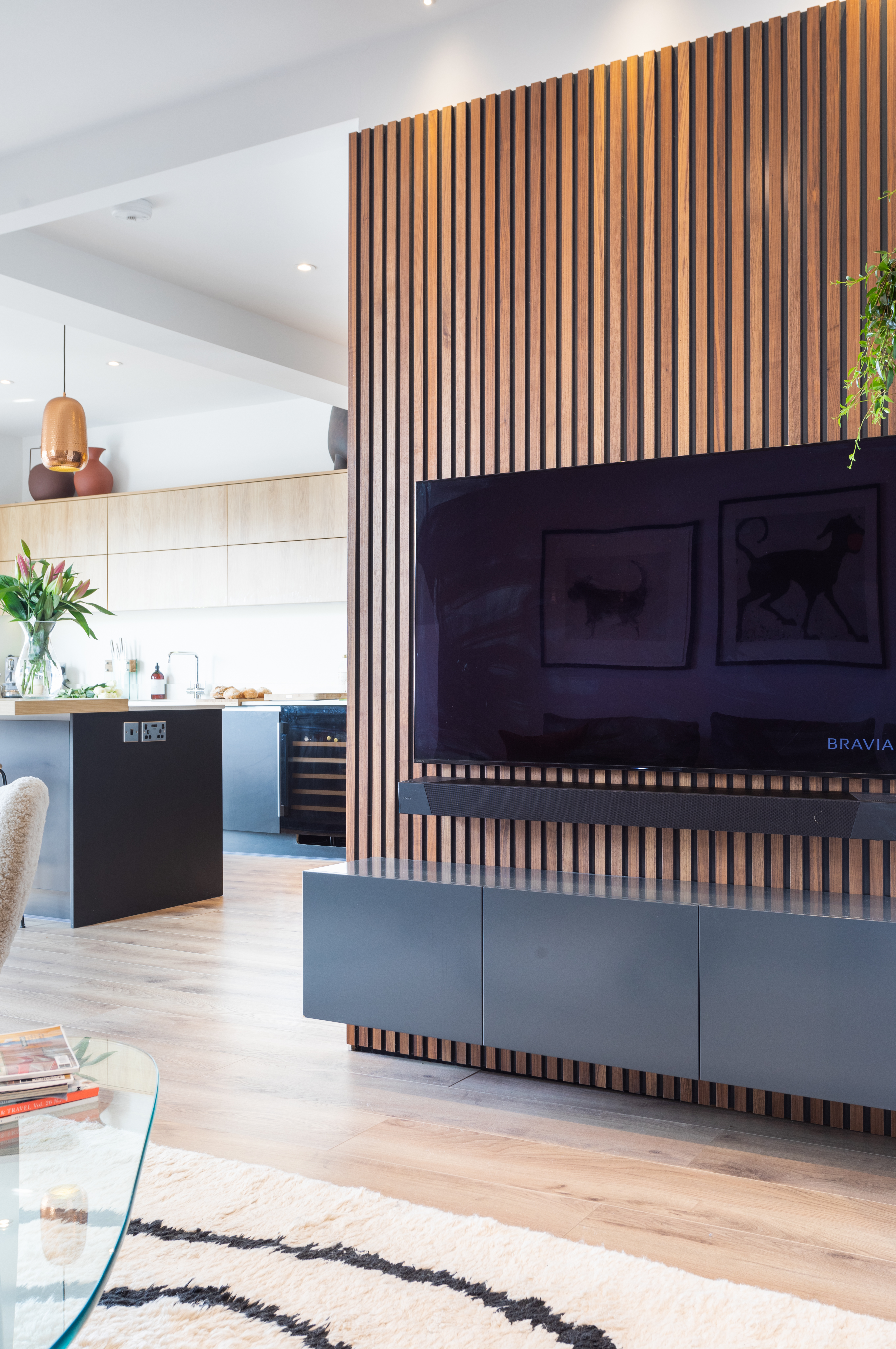 Media centre design using Acupanel 