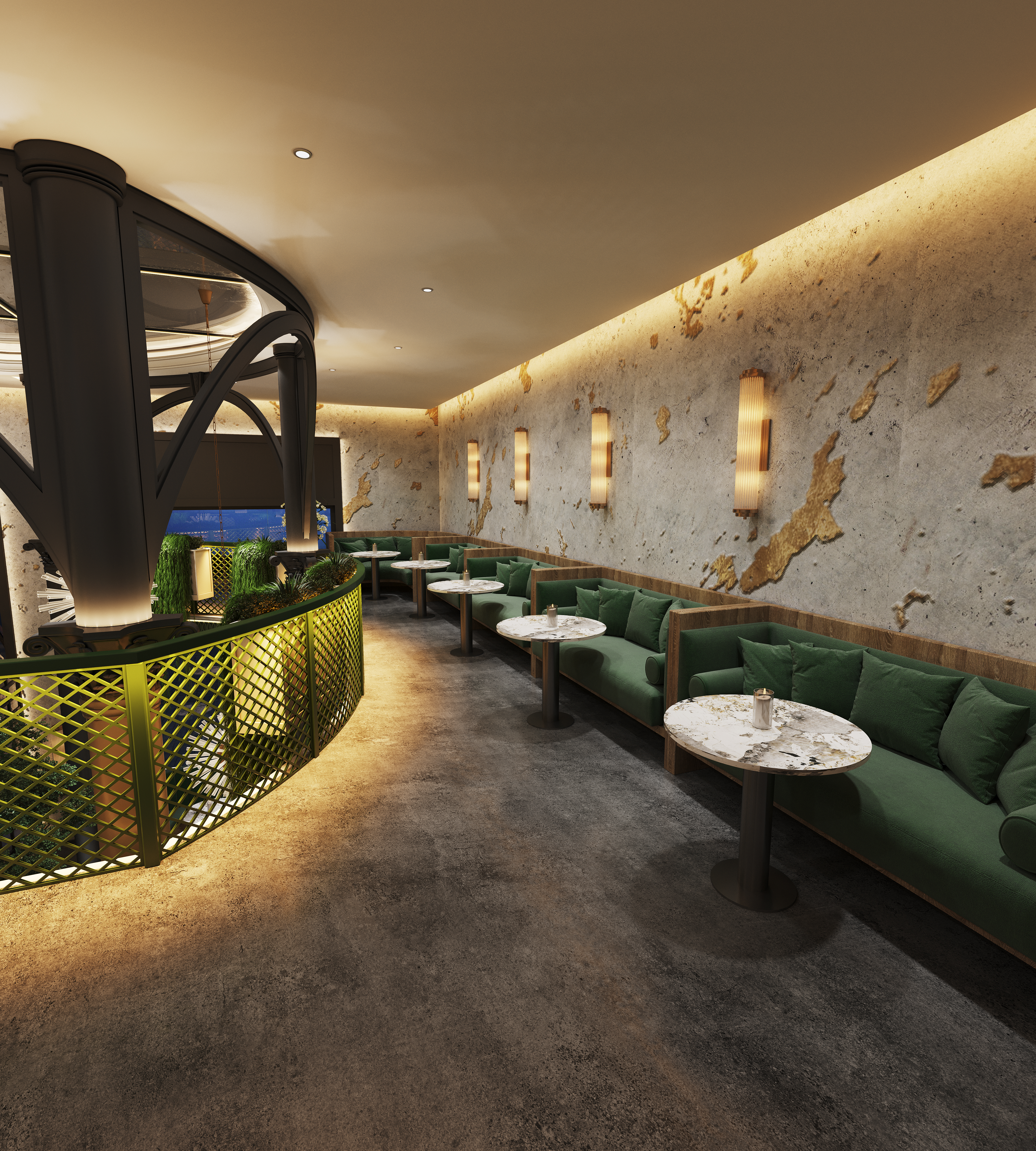 London Dock Project - Seating Area