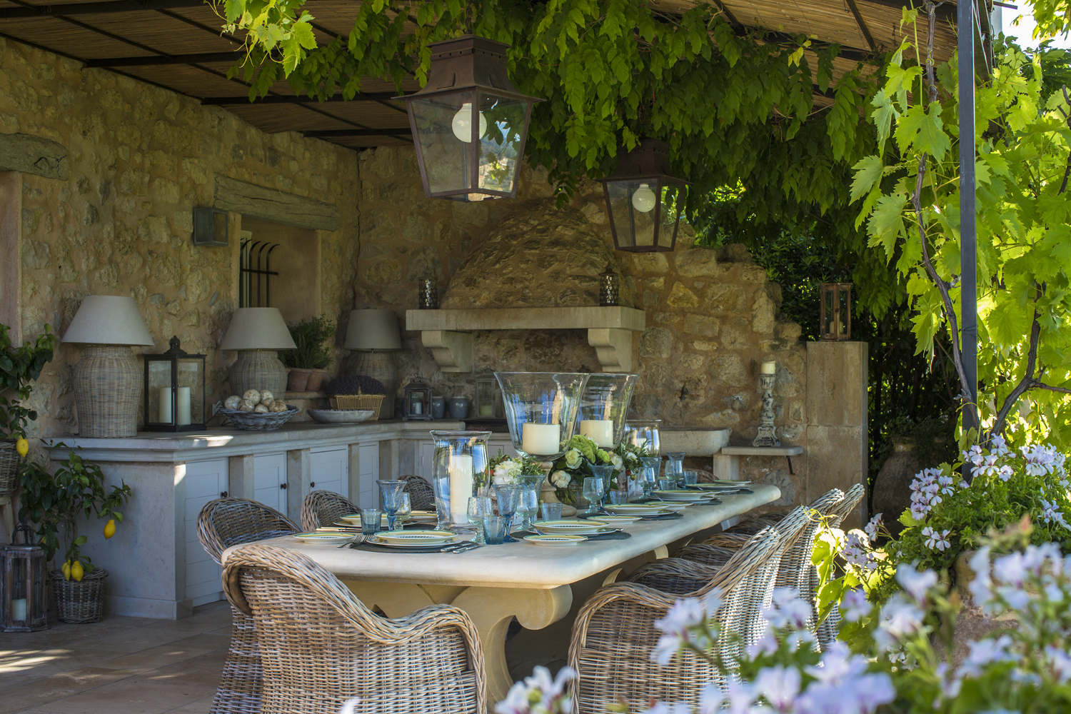 French holiday house interior design