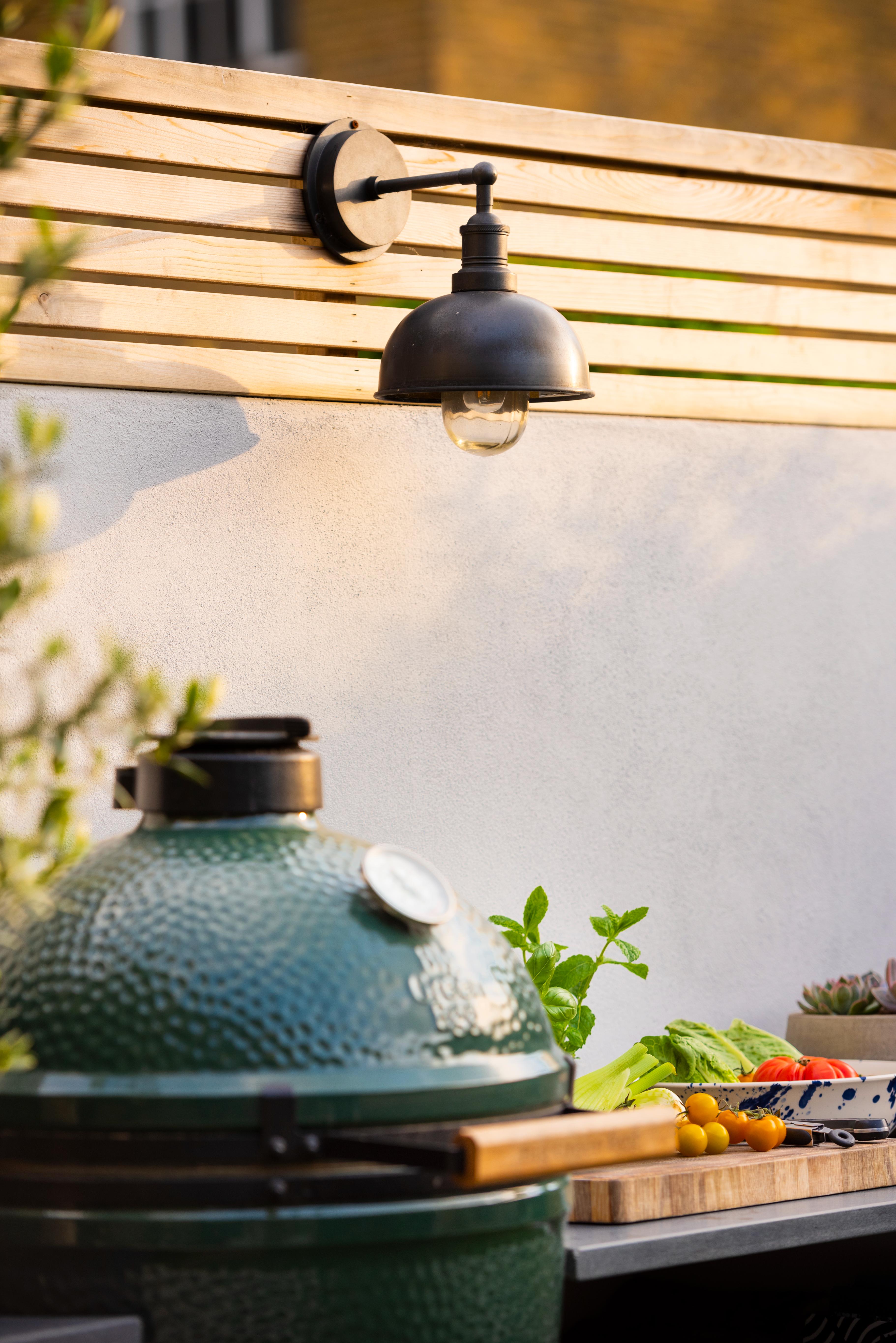 Industville, Brooklyn Outdoor & Bathroom Dome Wall Light - 8 Inch,  Image credit ©Joanna Kossak, Design: harringtonporter.com  