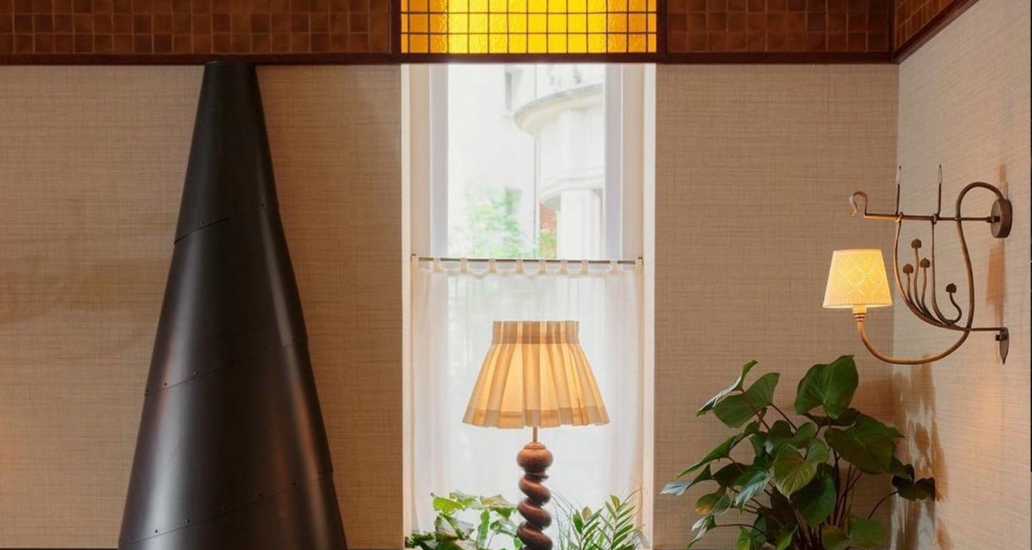 French Art Nouveau Wall Candle Holder at a restaurant in 20 Berkeley Square