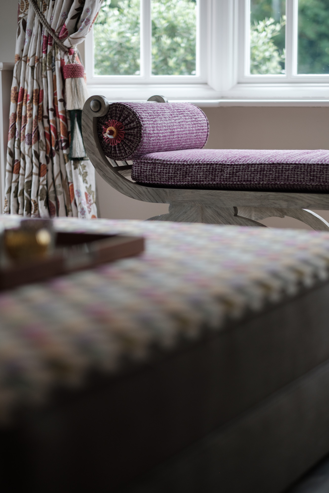 Window Seat and footstool