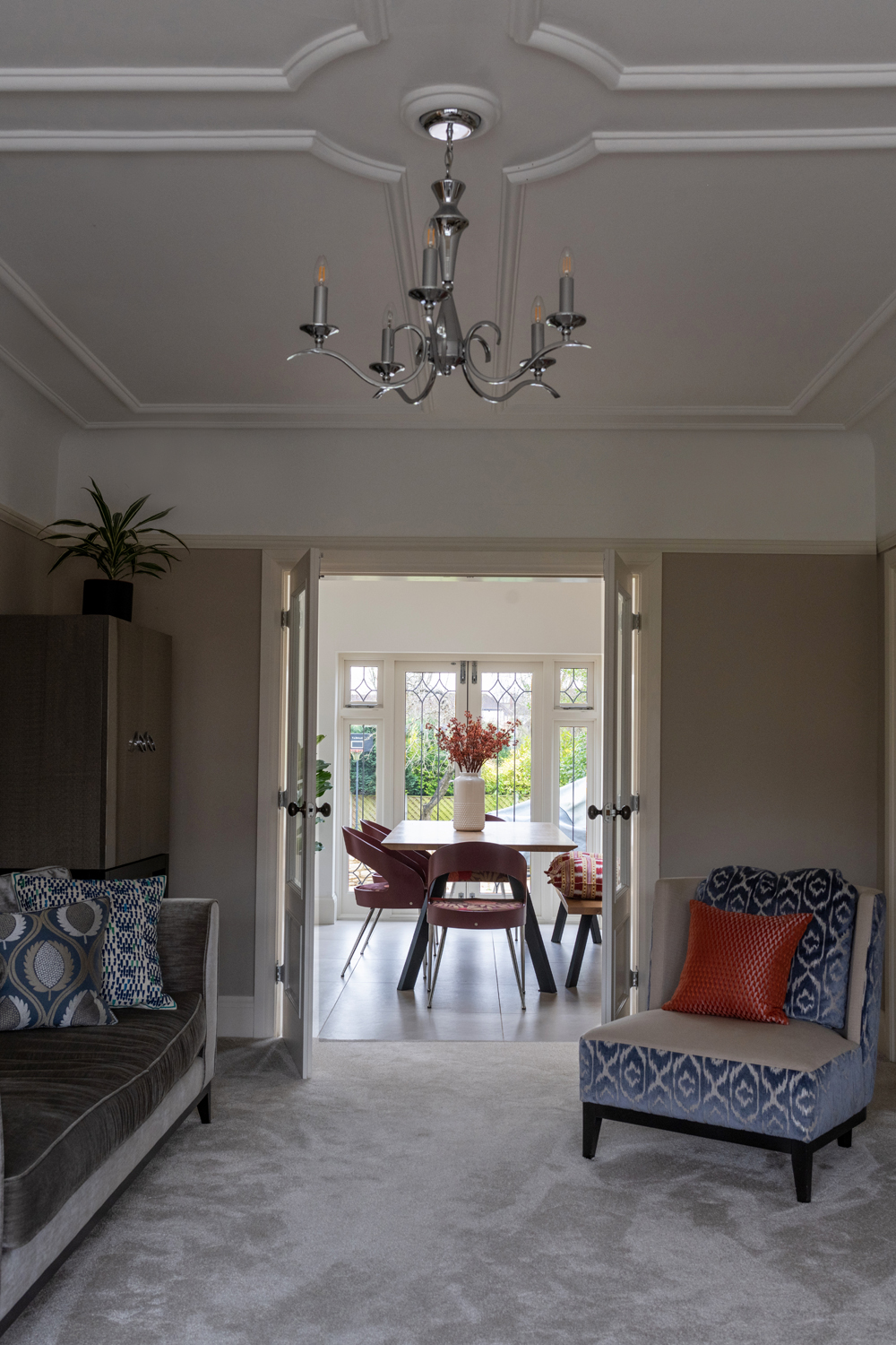 Formal Receptions Room through to Garden Dining Area