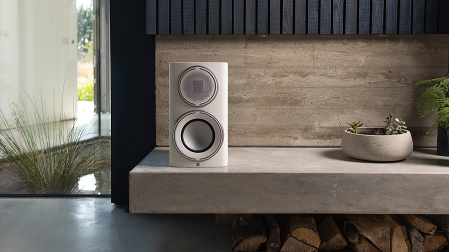 Monitor Audio Platinum Series PL100 speakers in Satin White