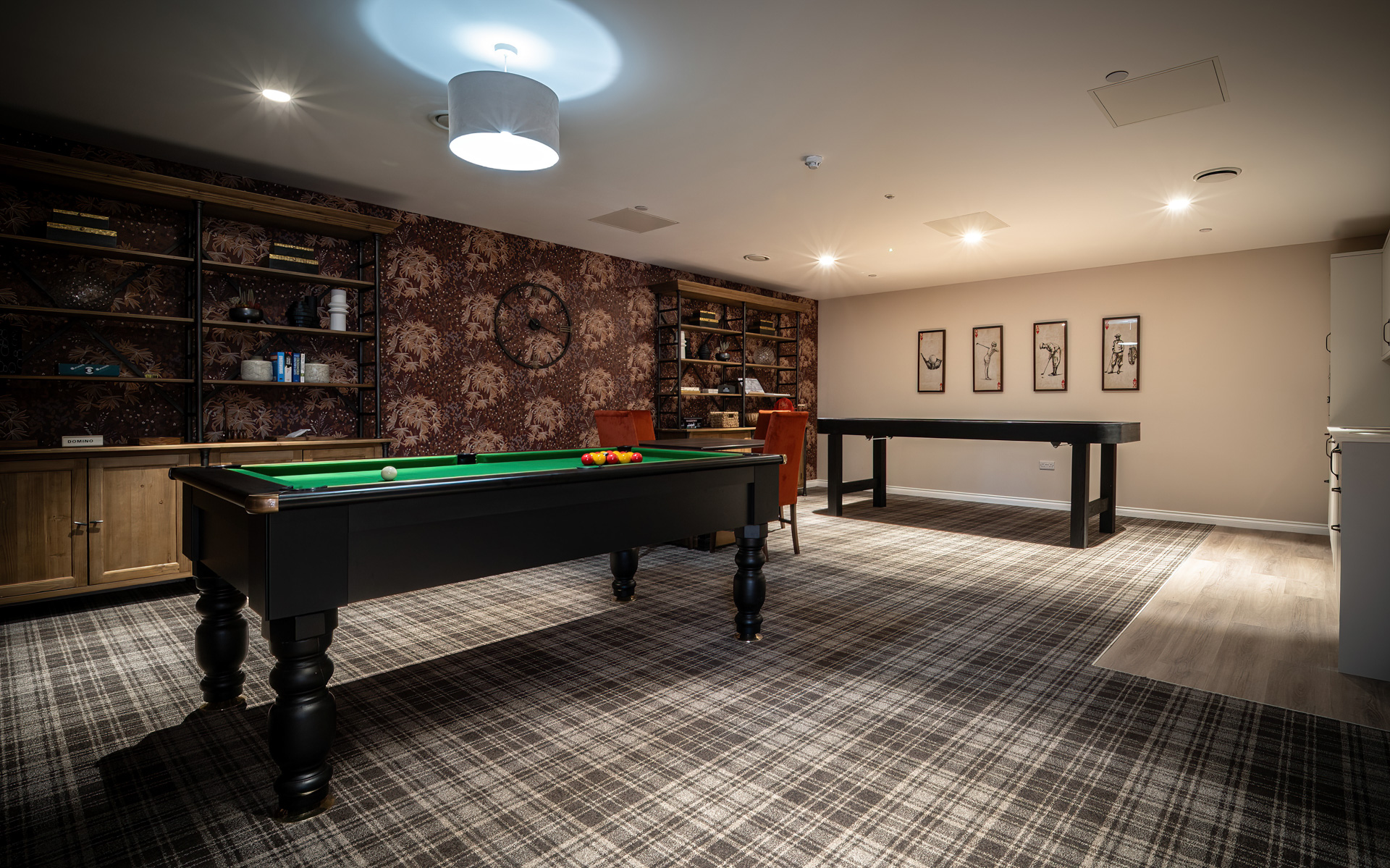Games room at St Andrews