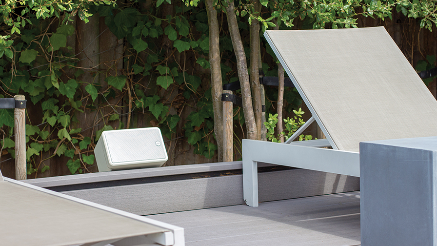 A Monitor Audio Climate Series 2G outdoor speaker