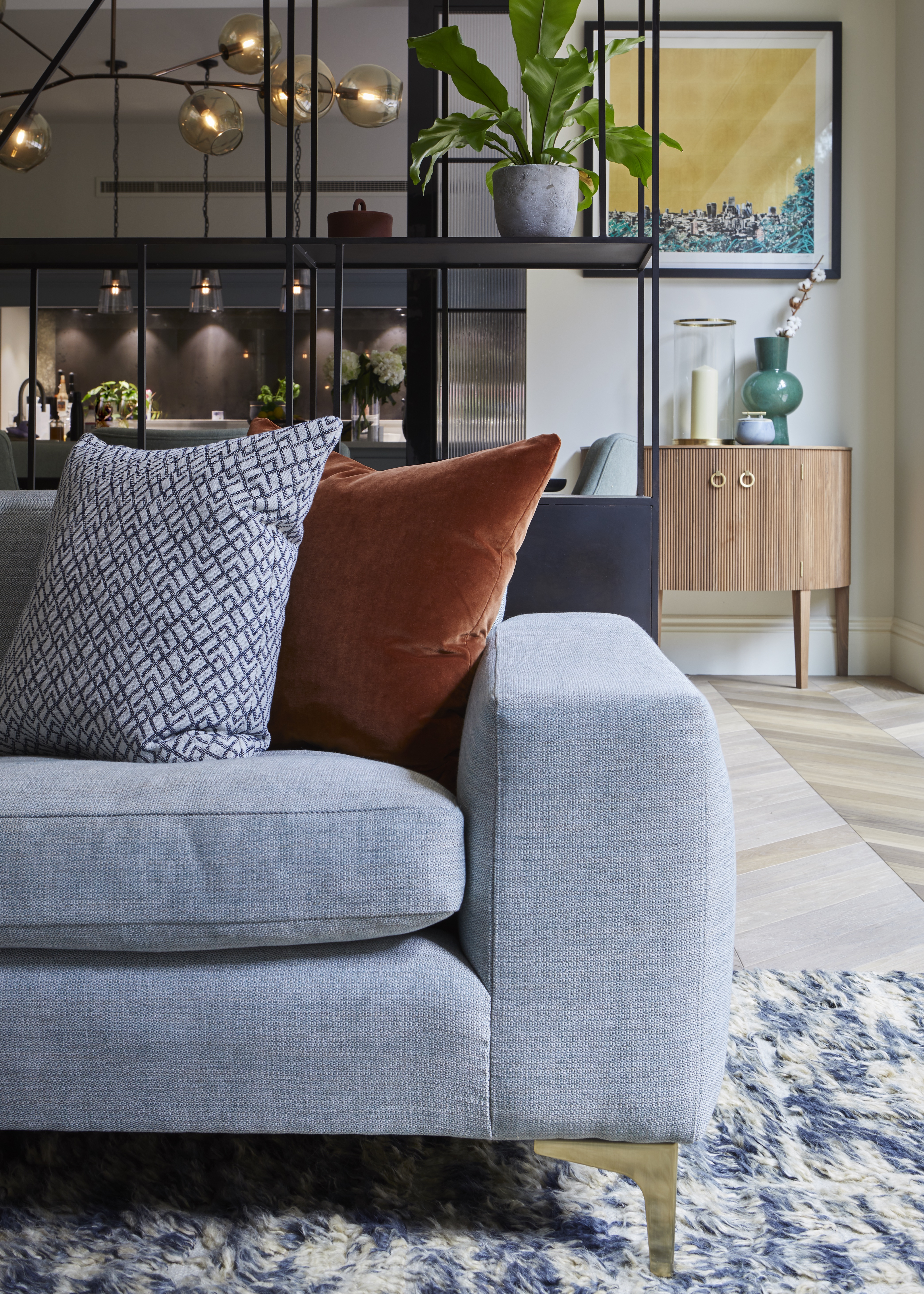 Drawing Room with bespoke divider