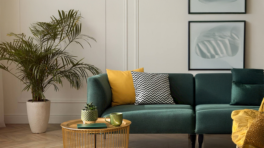 Monitor Audio Invisible Plaster-in Speakers within a lounge setting