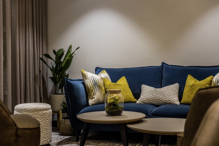 Detail shot of the lounge