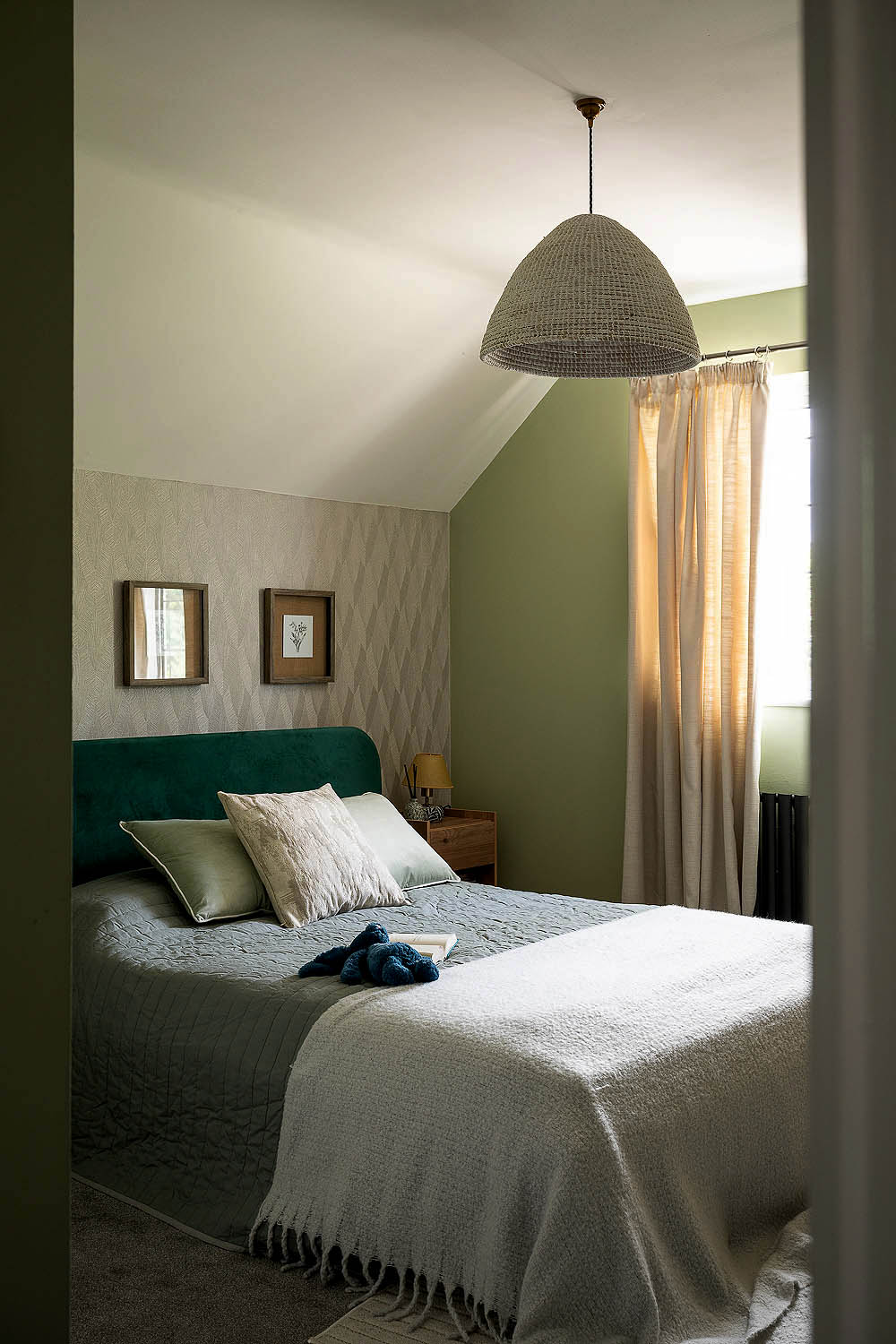 Romano Interior Architecture Green Bedroom Berkshire