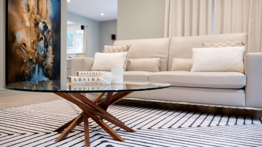 Home  transformation white sofas 