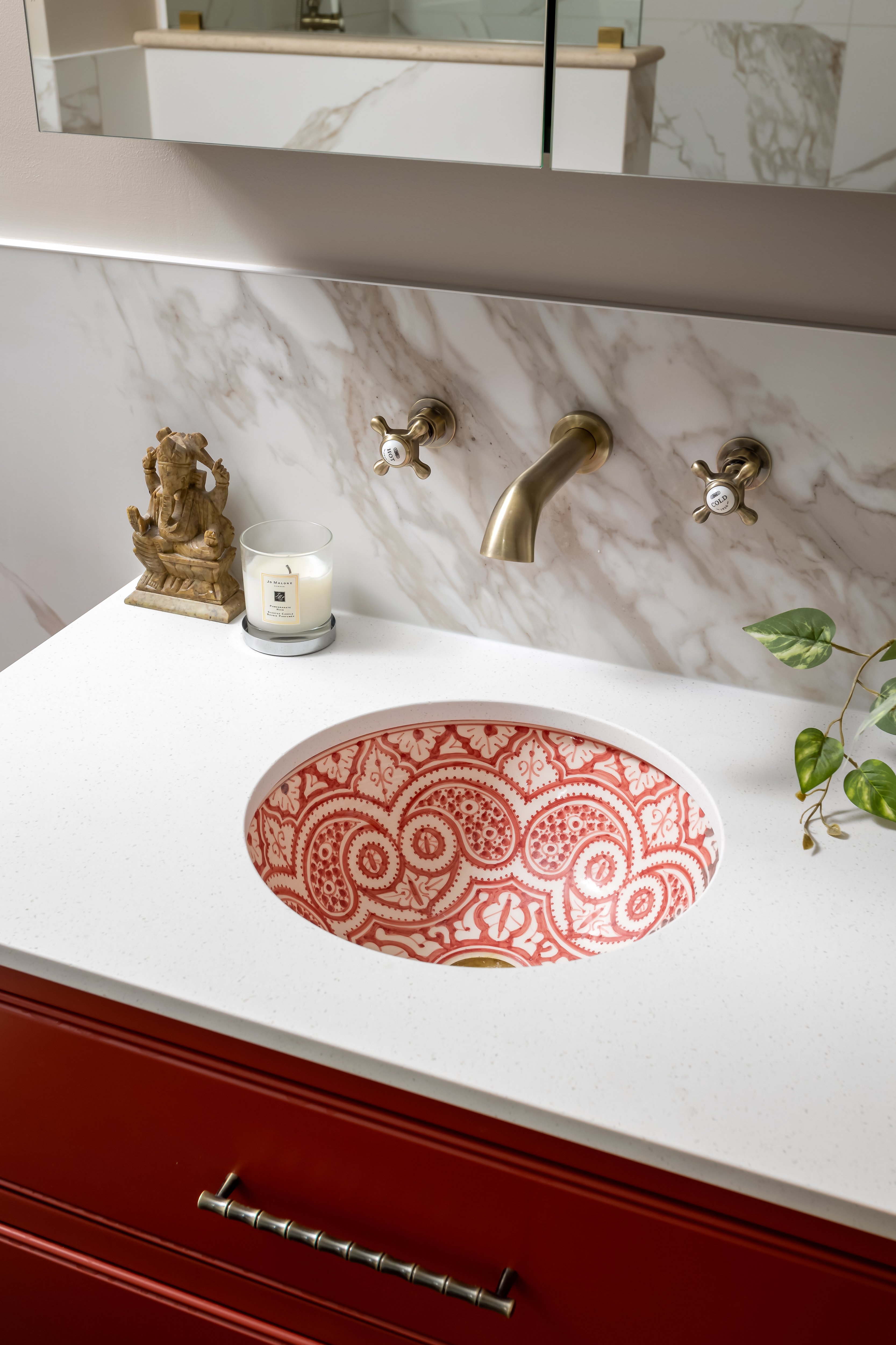 Hand painted sinks 