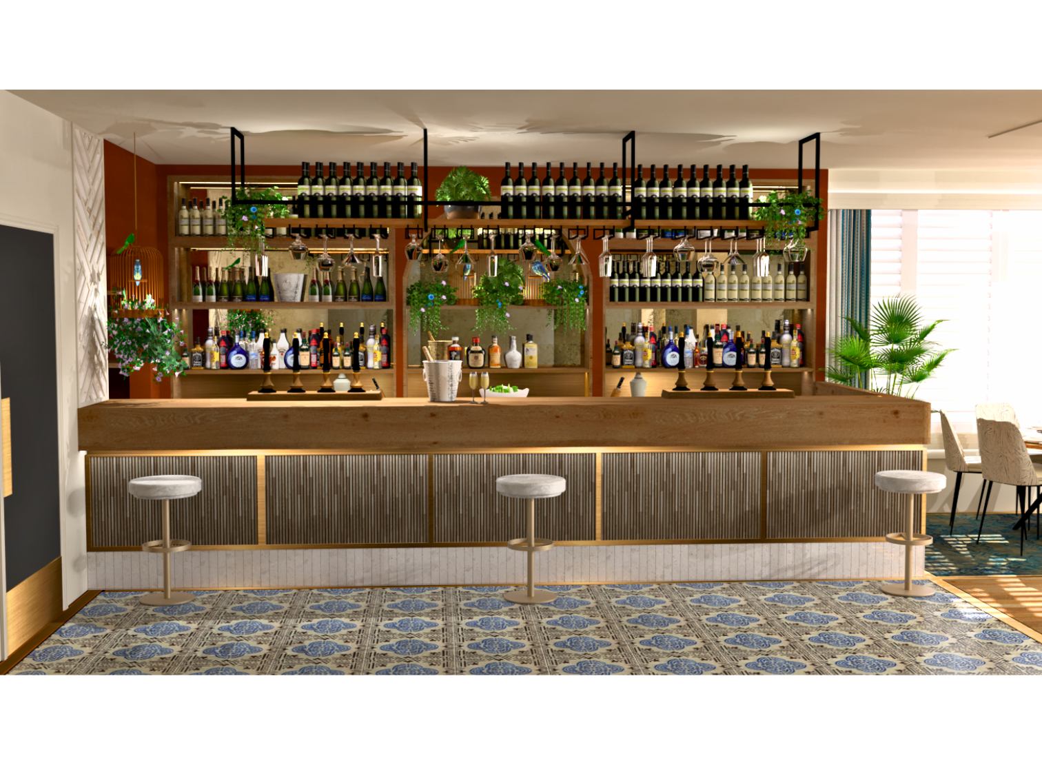 Bar CGI image
