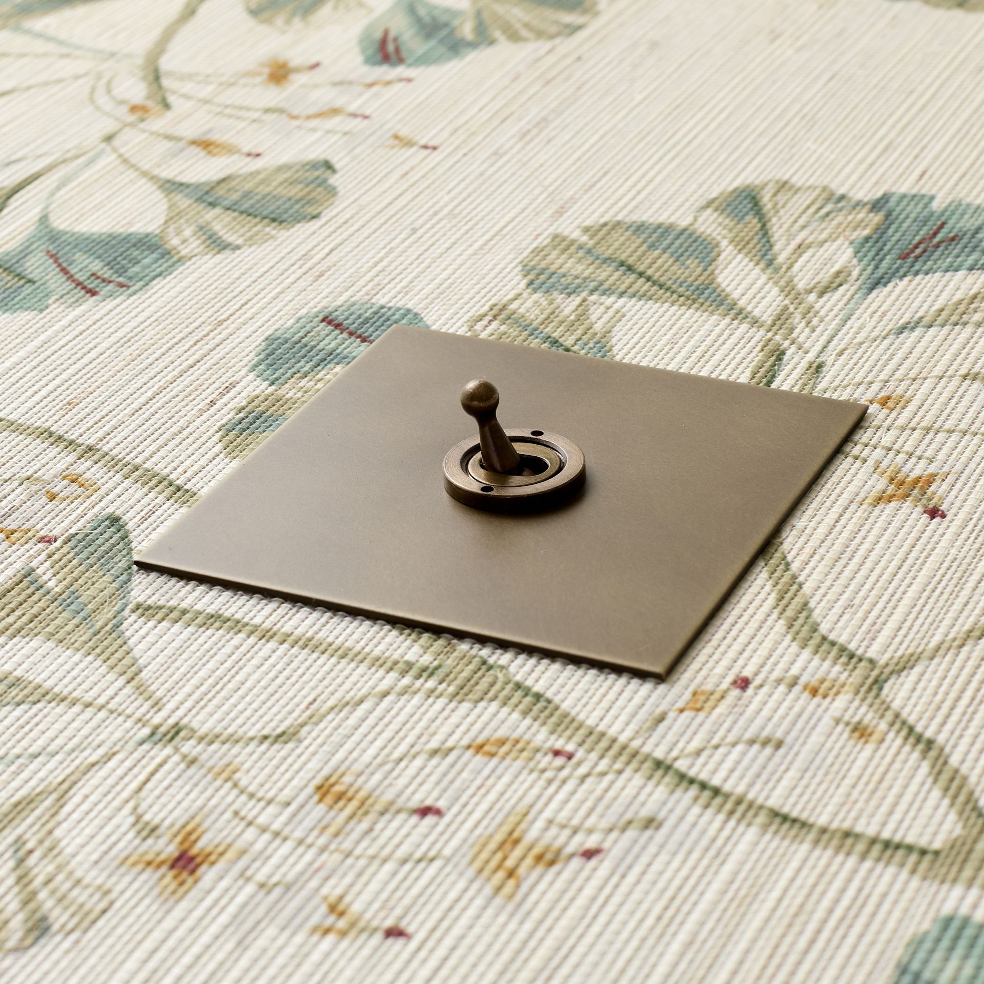 1 Gang Dolly Switch in Matte Brass