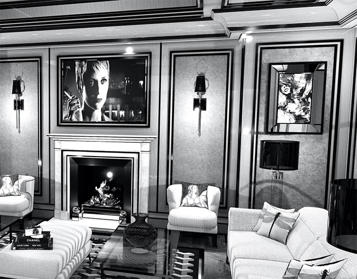 Living Area B & W