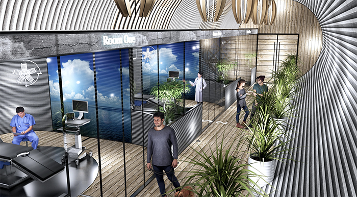 Colour Rendor Corridor