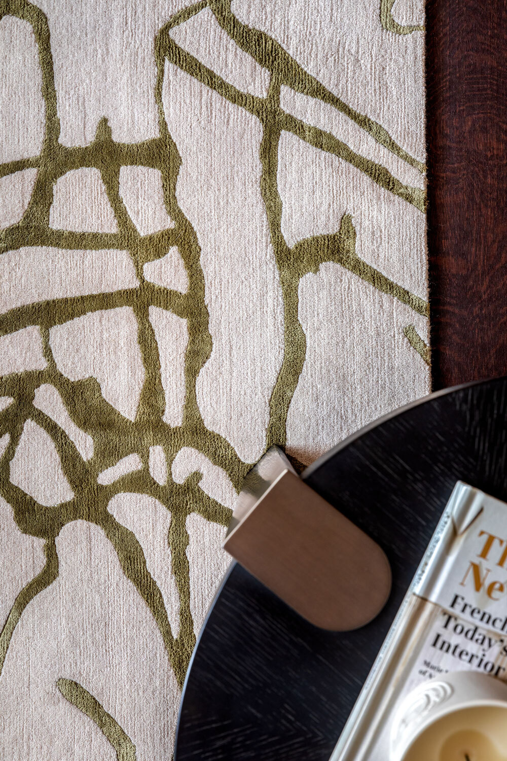 Rug with coffee table