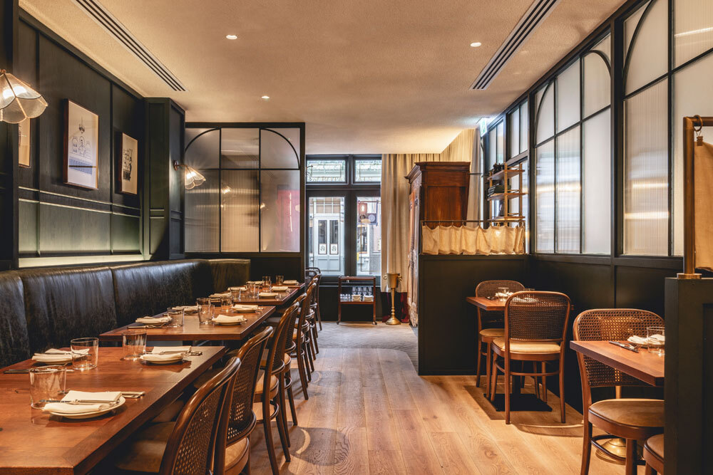 Main dining area in resturant 