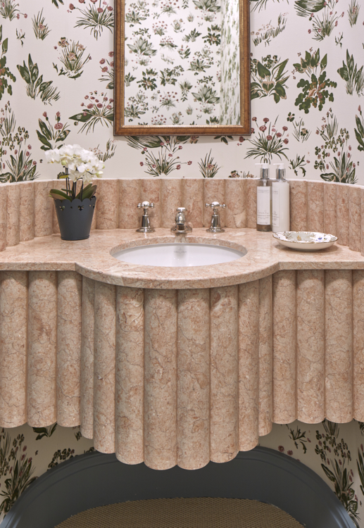 London Apartment Cloakroom