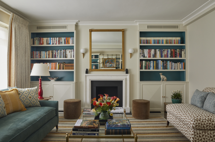 London Apartment Fireplace