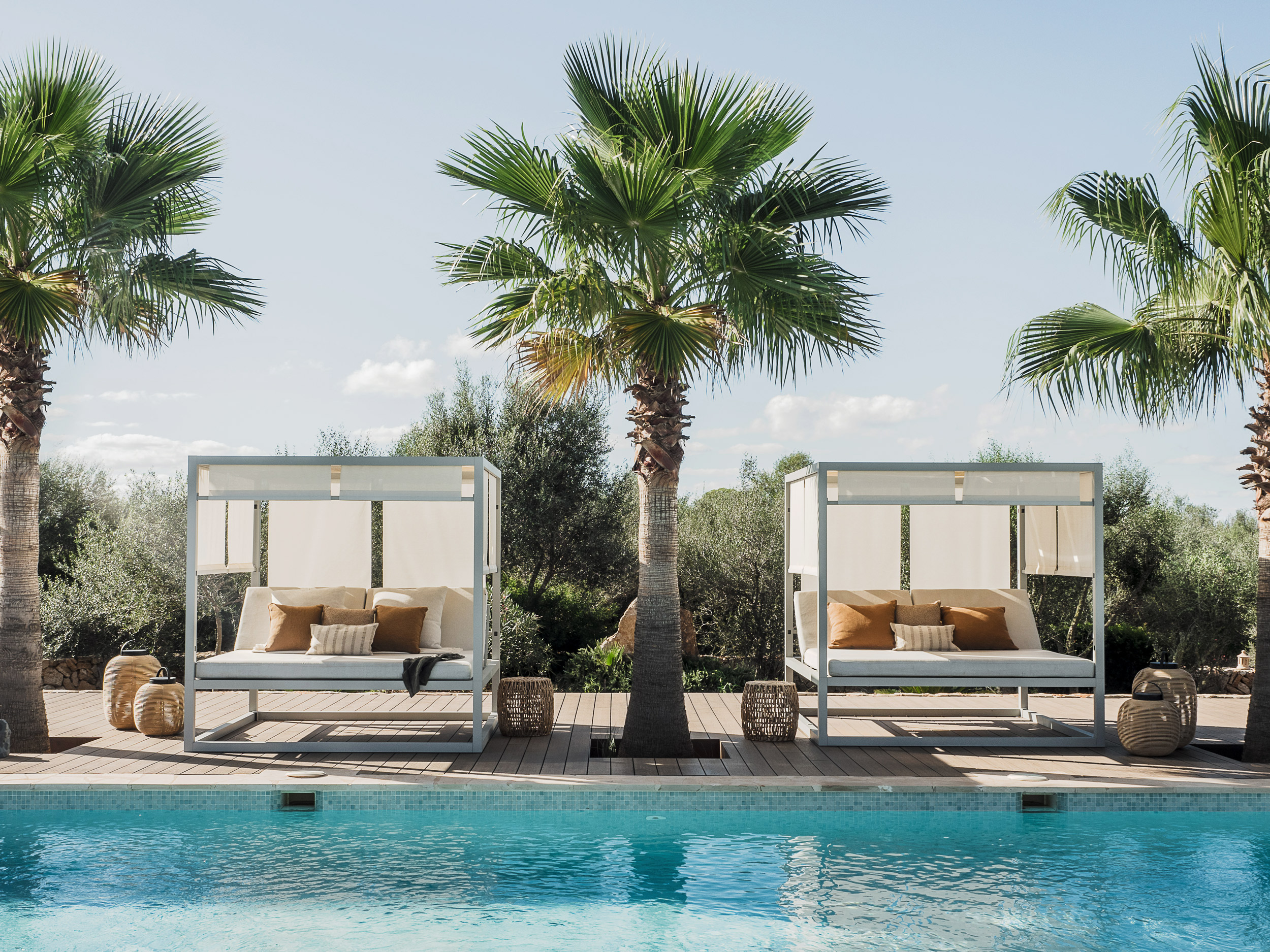 Pool area in Mallorca