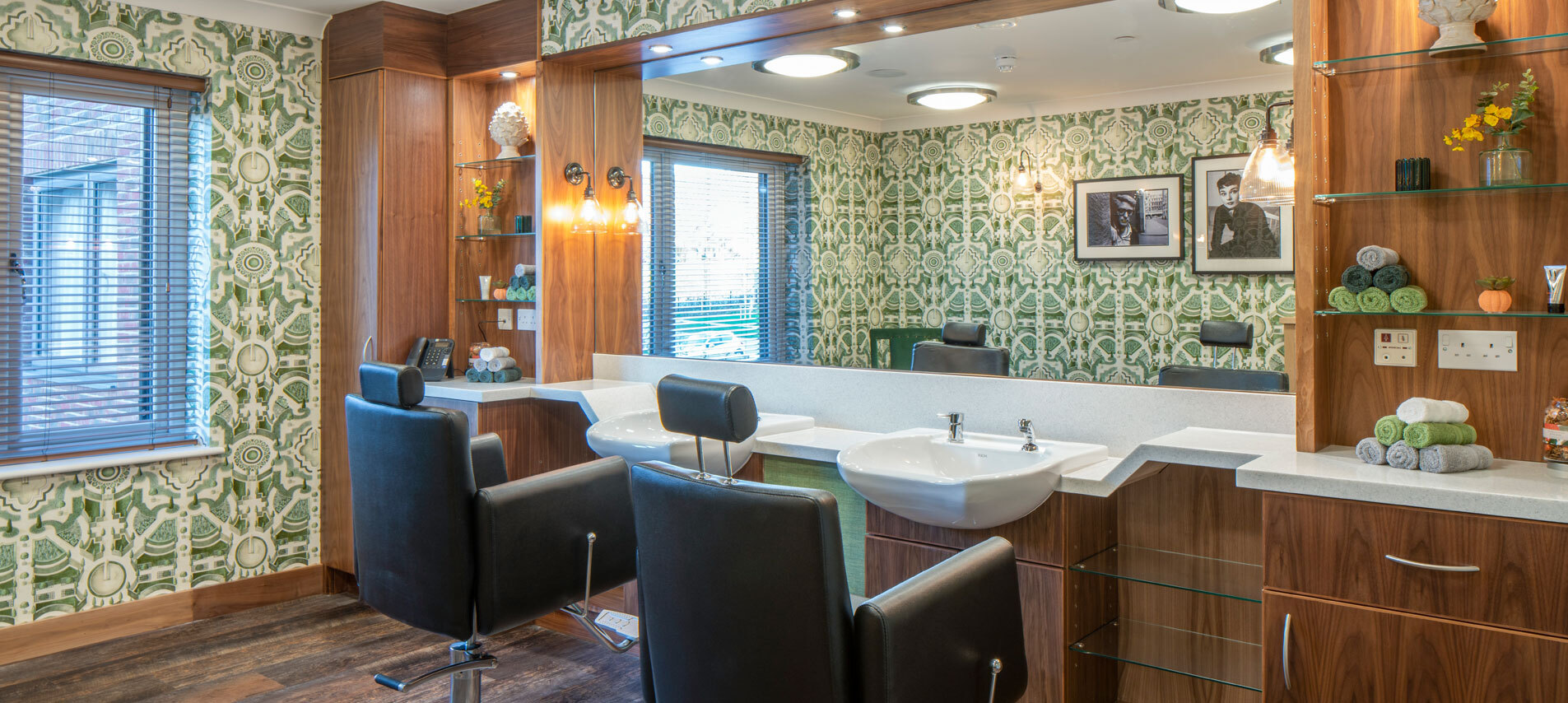 Hair salon in care home