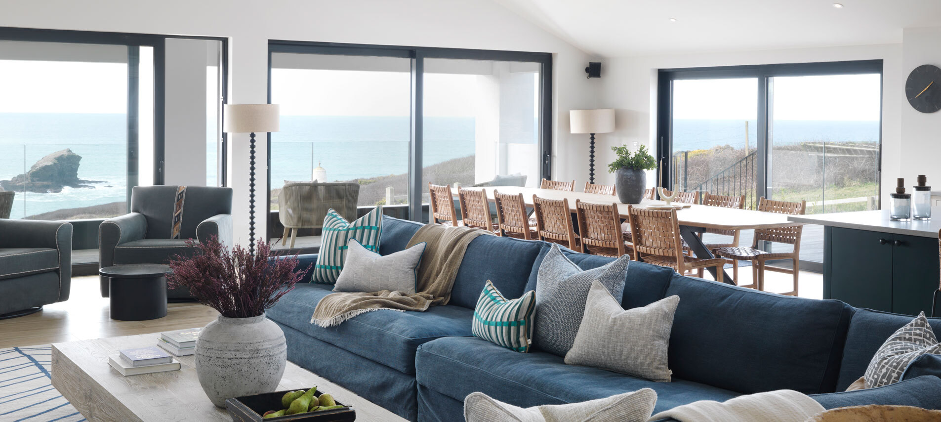 Living area with dining room joined