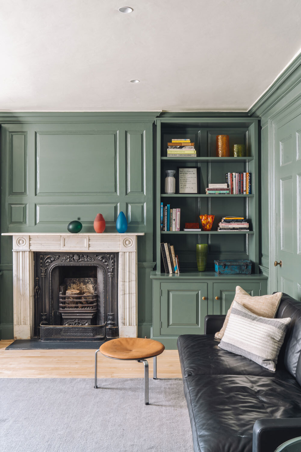 Fireplace in living room