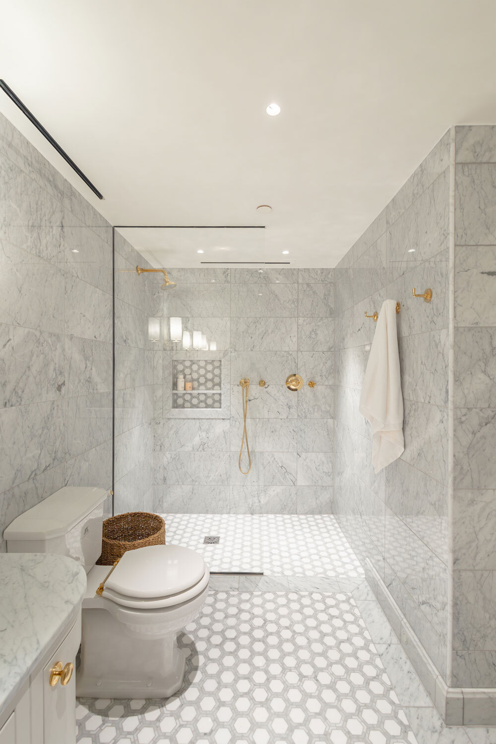 Bathroom with shower and toilet