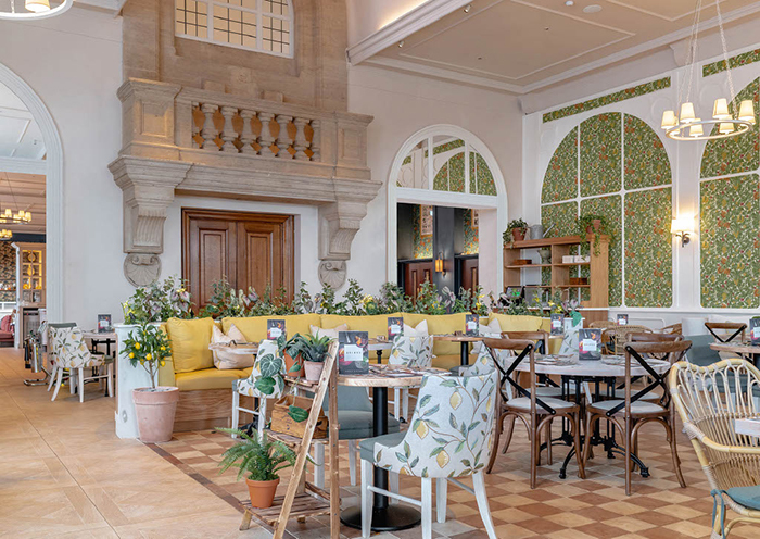 Dinign area in hotel