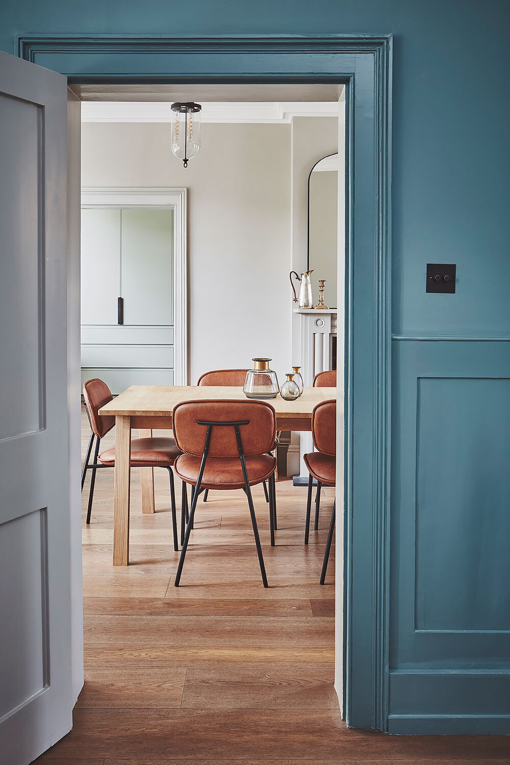 Doorframe leading to dining area