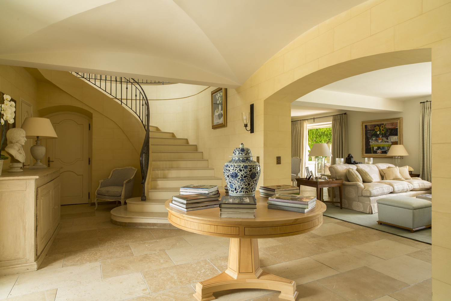 French holiday house interior design