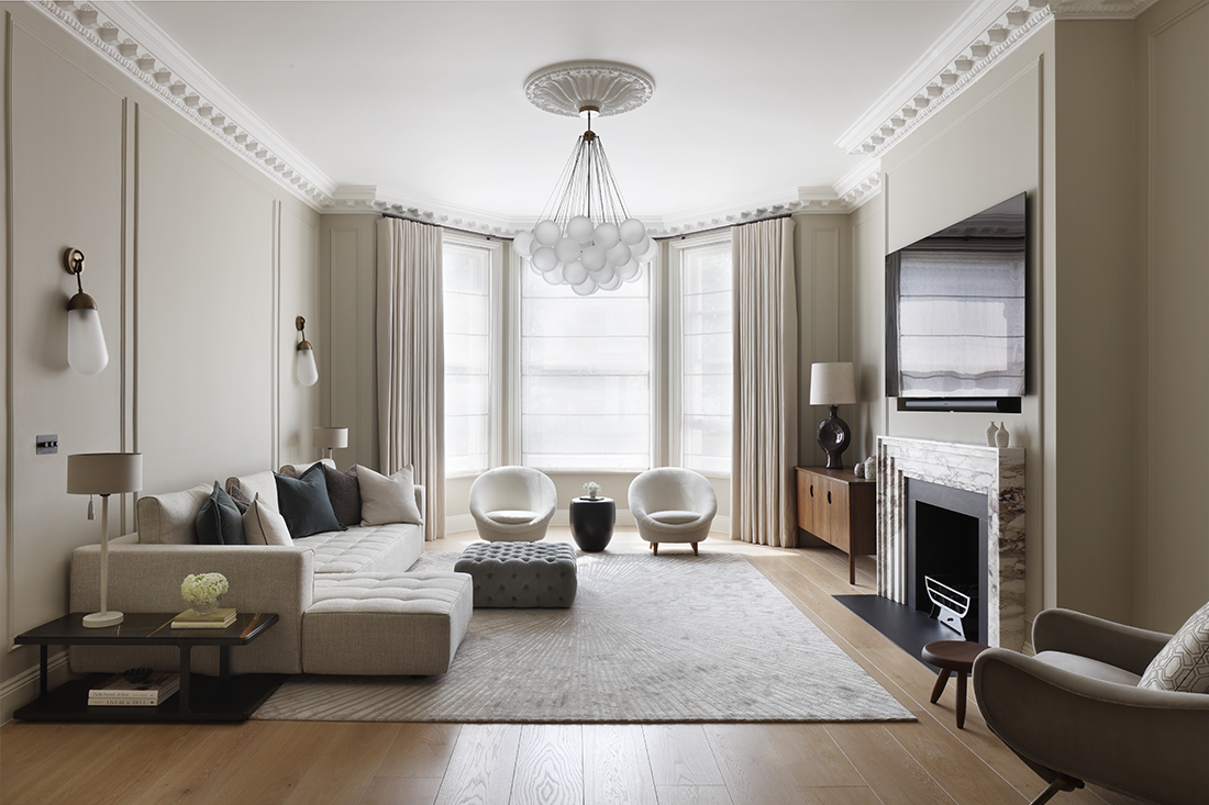 neutral sitting room