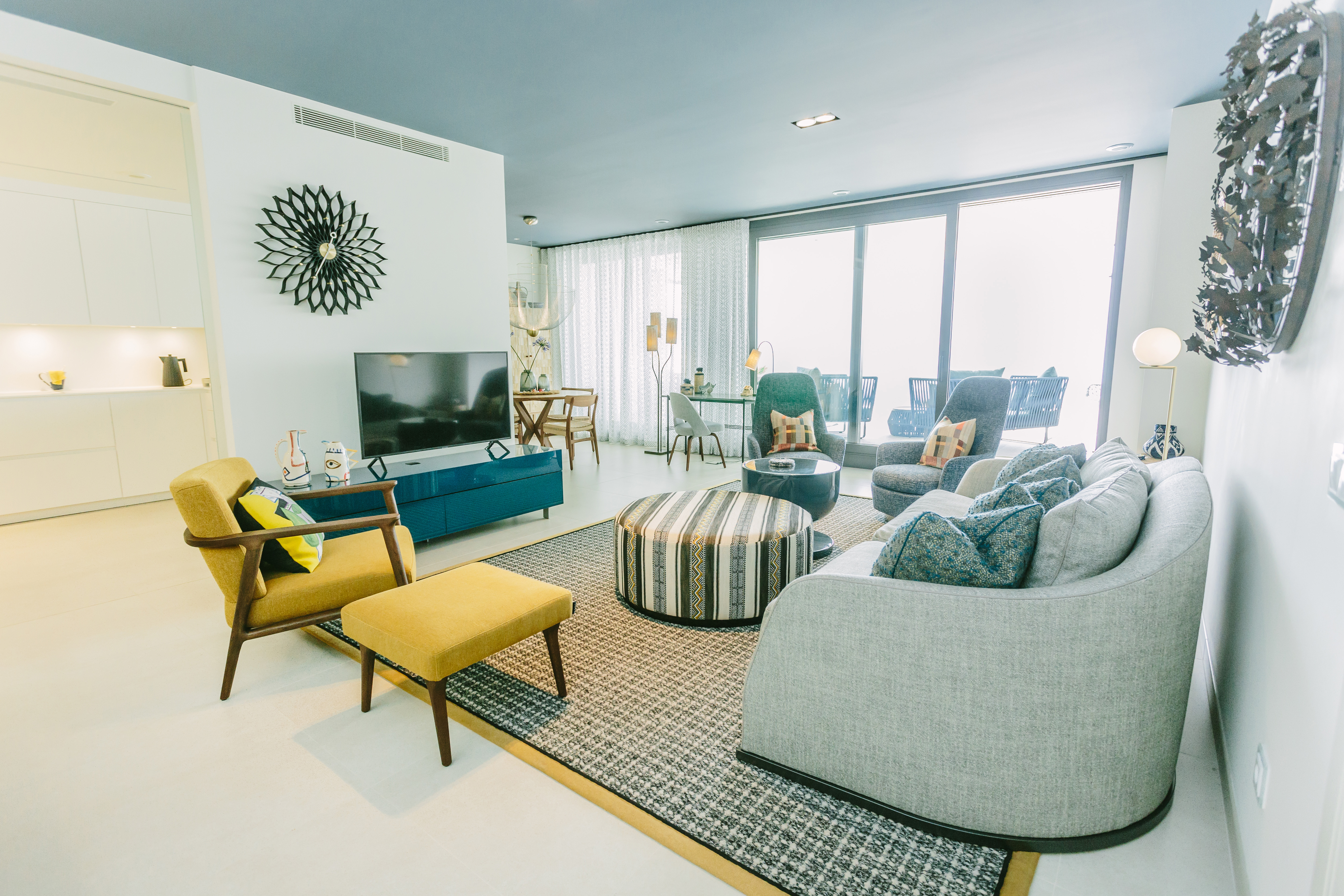 Minotti furniture in the living area