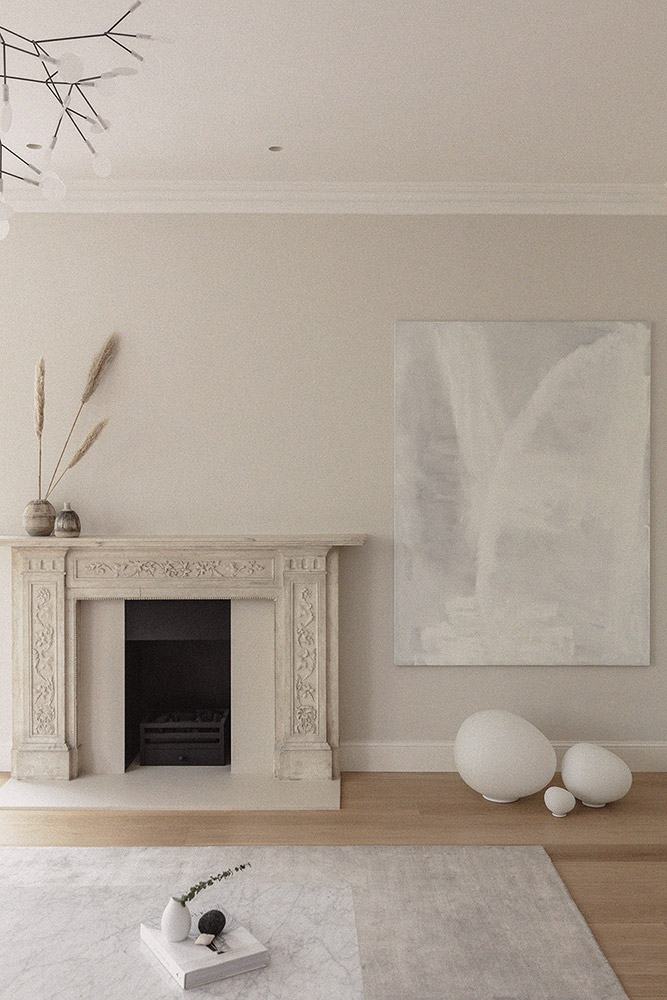 Marble fire surround