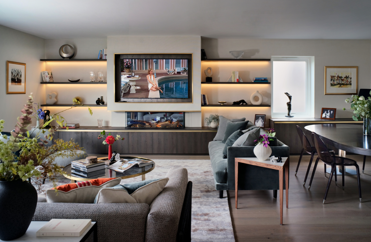 bespoke TV joinery unit